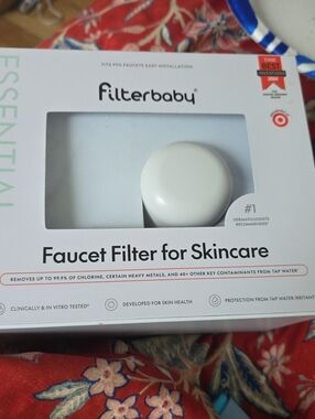 White Faucet Filter for Skincare